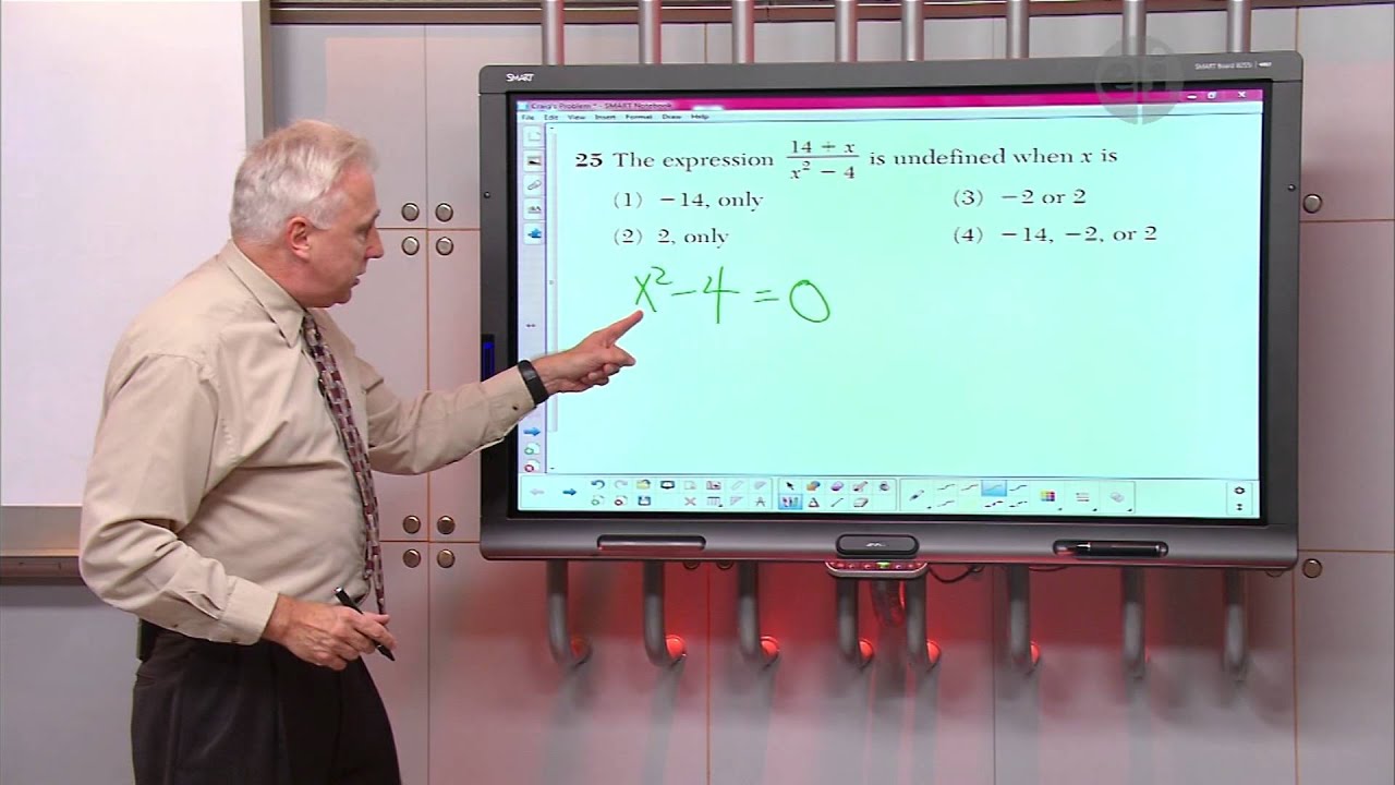 Homework Hotline: Undefined Expressions