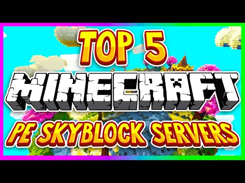 EPIC! Top 5 MCPE Skyblock Servers! 😱