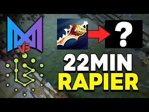 WTF Fastest 200 IQ Rapier Build in Dota 2 History by Miracle !! NIGMA vs BRAME - DreamLeague DPC EU