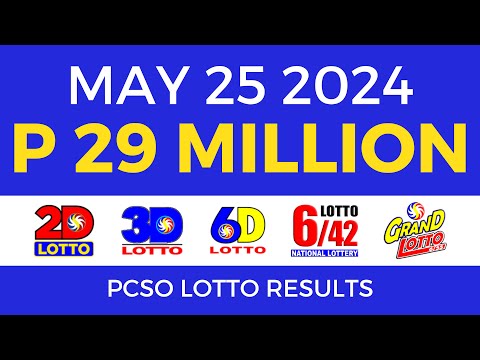 Lotto Result Today 9pm May 25 2024 PCSO Complete