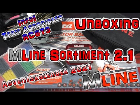MLine Sortiment 2.1 / Team Associated RC8T3 / Adventskalender 2021 | Unboxing | HD+ | Deutsch/German