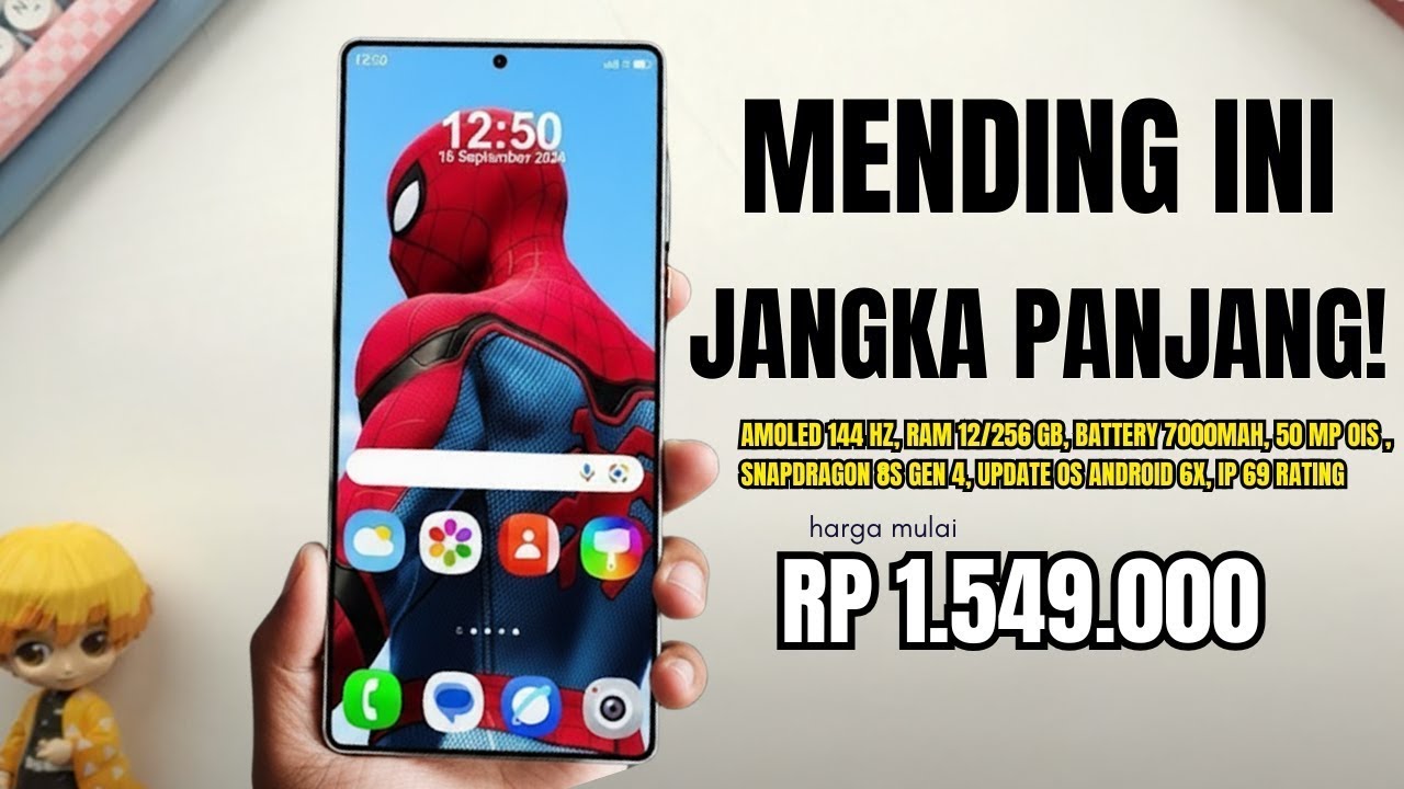 HP SUPER AWET‼️RAM 12/256GB, 7000MAH - HP TERBAIK BUAT JANGKA PANJANG AKHIR 2025