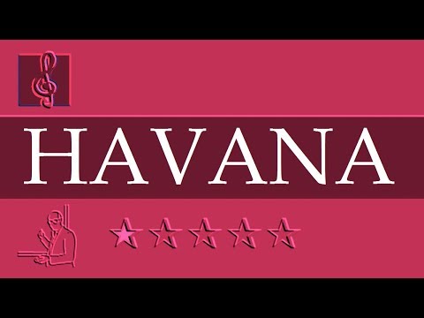 Guitar Mandolin Ukulele Banjo Chords Tutorial - Camila Cabello - Havana (Sheet Music)