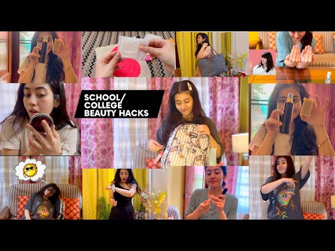 10 Amazing Teen School/College Lifestyle & Beauty Hacks you must know |Shef #hacks #beauty #skincare