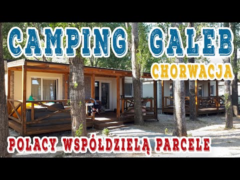 Camping Galeb Almissa - tani, ładny kemping w Omiš w Chorwacji. Polacy dzielą parcele. Plaża, domki
