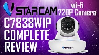 How to setup the VStarcam C7838 WIP WIFI Wirelss Camera (complete setup!)