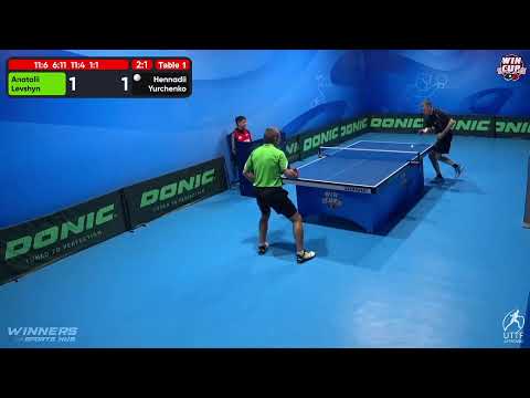 12:00 Anatolii Levshyn  3-1 Hennadii Yurchenko West 1 WIN CUP 20.11.2022 | TABLE TENNIS WINCUP
