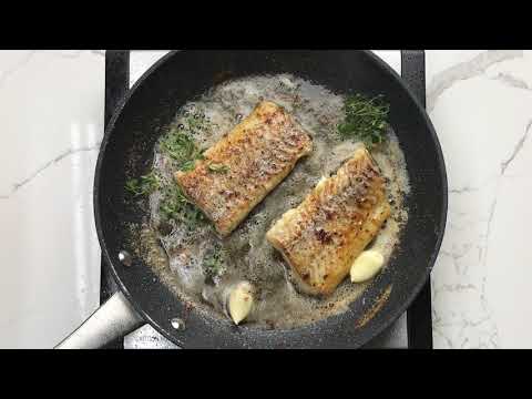 Butter-Basted Fish Filets With Garlic and Thyme