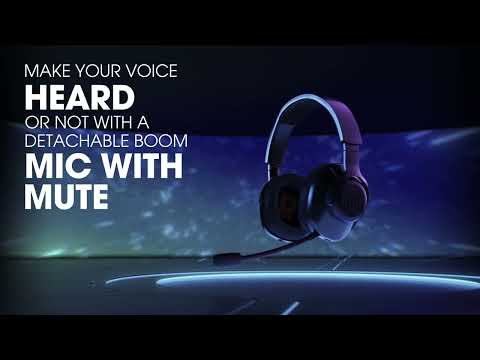 Belaidės ausinės JBL Quantum 360, baltos spalvos video