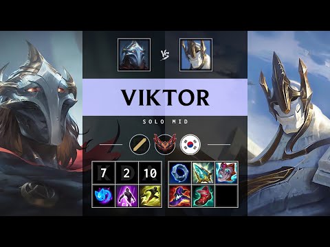 Viktor Mid vs Galio - KR Grandmaster Patch 25.10