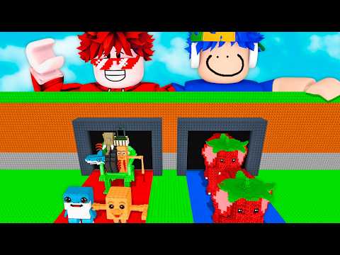 I used MAXIMUM LUCK in TWO ROWS on SUPER OP ADMIN SERVER to Steal Brainrot