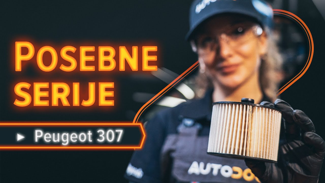 Kako zamenjati avtodel filter goriva na avtu Peugeot 307 SW – vodnik menjave