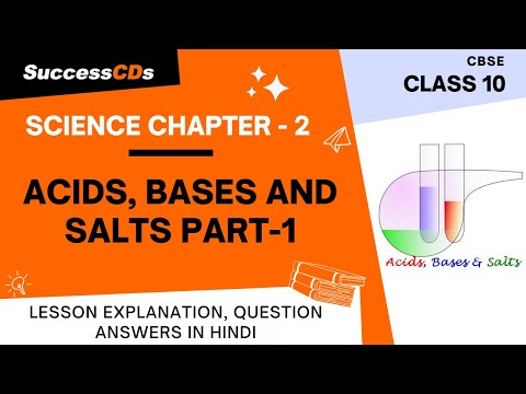 Acid Bases and Salts Class 10 Chapter 2 Part 1 of 2 - Explanation in Hindi
