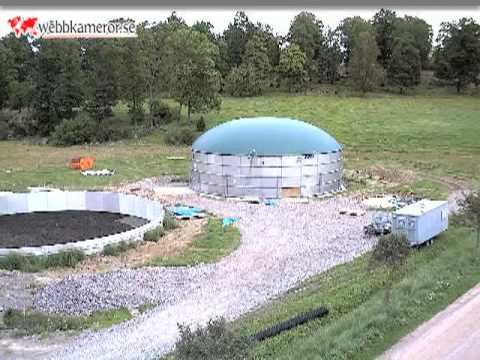 Odensviholm, timelapse, biogasanlæg