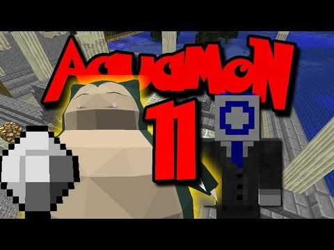 Aquamon Server Ep. 11 - ROCK GYM AND FIRE BEAR EVOLVES! (Pixelmon 3.0.4 Server)