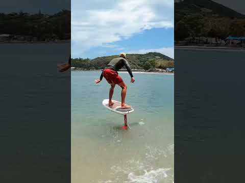 Beach Start Hydrofoiling