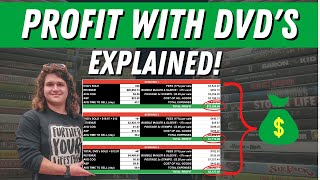 How do people sell and profit selling DVDs on eBay? (explained)