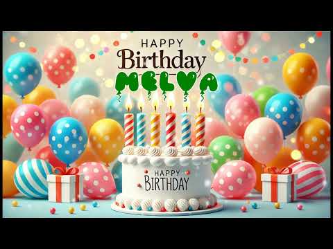 Happy Birthday MELVA   Happy Birthday Song   Birthday Wishes   Birthday Party