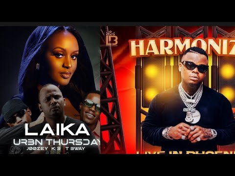 Harmonize ameingia club ya element na msanii laika wa uganda 🇺🇬 usiku wa Jana