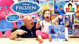 DON'T BREAK THE ICE CHALLENGE DISNEY FROZEN HASBRO ❤️ Family Fun Night Board Games For Kids
