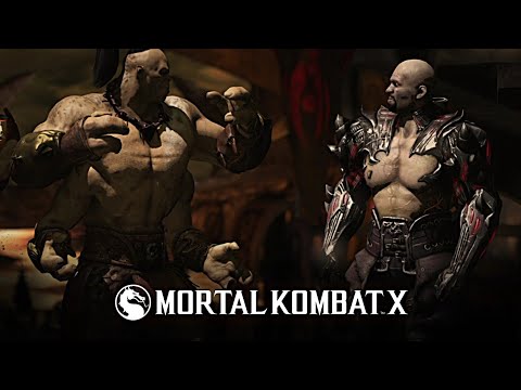 Mortal Kombat X - Goro (Dragon Fangs) Vs Jax (Heavy Weapons) - Very Hard