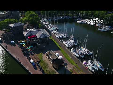 Buyshaven, Enkhuizen, Netherlands 2019.07 aerial video