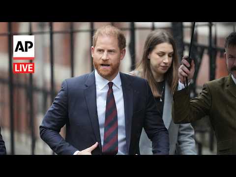 Video Thumbnail: LIVE: Prince Harry arrives in London for an event