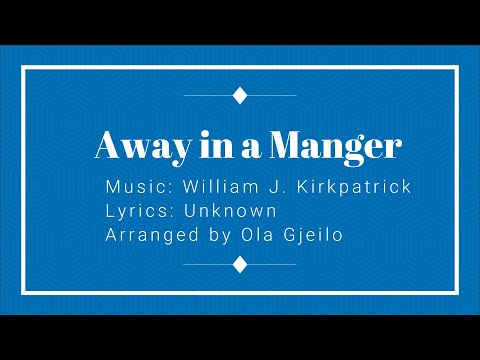 White Flower VC #21 - Away in a Manger