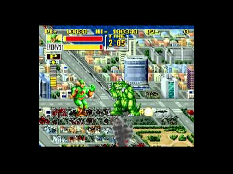 Classic Game Room - KING OF THE MONSTERS review for PS2 / Neo-Geo