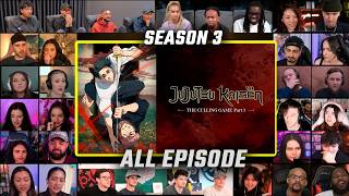 [All Episode] Jujutsu Kaisen Season 2 ALL EPISODES Mega Reaction Mashup  呪術廻戦