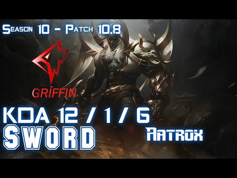 GRF Sword AATROX vs MORDEKAISER Top - Patch 10.8 KR Ranked