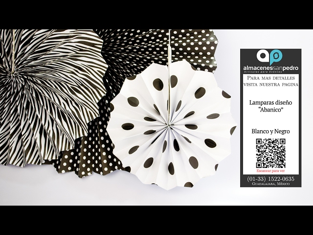 Vídeo relacionado con Juego de decoración para fiestas en negro y dorado, 21 piezas de abanicos de papel colgantes, flores con pompones, banderines de papel y lunares para decoraciones de bodas y fiestas de cumpleaños