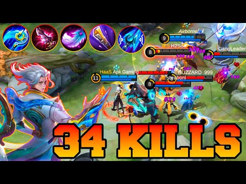 34 Kills Magical Natan !! Natan Best Build 2023 Gameplay Build Tutorial Guide MLBB