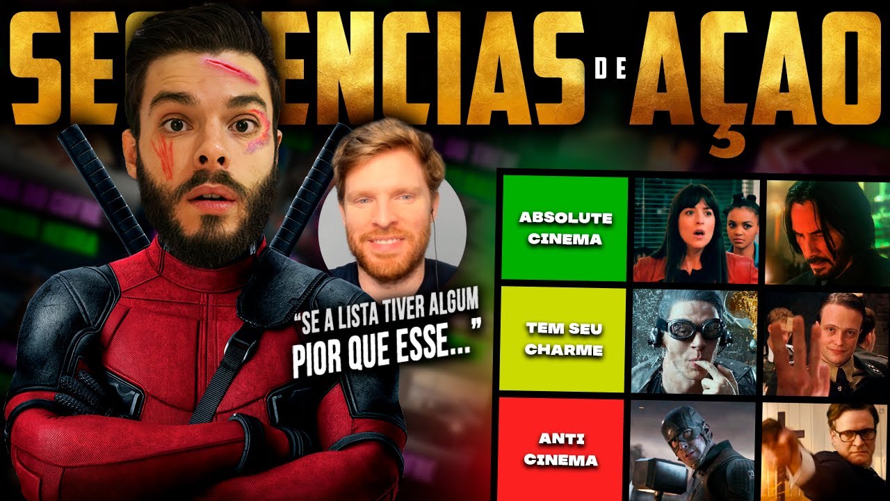 As MELHORES (e piores) CENAS de AÇÃO do CINEMA | Tier Rafa #16 (feat. Dalenogare)