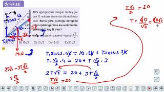Eğitim Vadisi 11.Sınıf Fizik 13.Föy Tork 4 (Örnek Soru Çözümleri) Konu Anlatım Videoları
