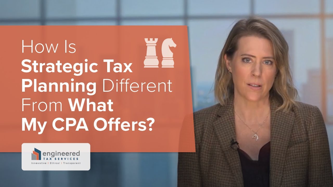 Strategic Tax Planning vs. CPA Tax Preparation: What's the Difference?