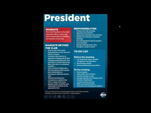 Club Officer Orientation Session