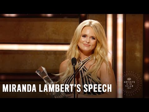 Miranda Lambert | 2018 CMT Artists of the Year Acceptance Speech