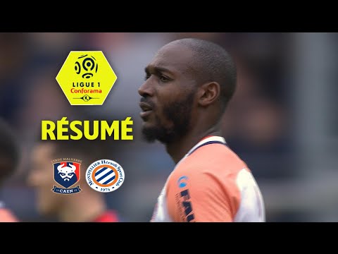 SM Caen - Montpellier Hérault SC ( 1-3 ) - Résumé - (SMC - MHSC) / 2017-18