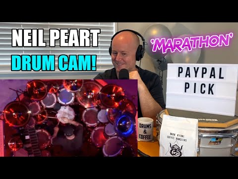 Drum Teacher Reaction: NEIL PEART - Rush | 'Marathon' (Drum Cam) Live 2010 | (2021 Reaction)