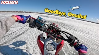 Grom Stunts on a Frozen Lake 