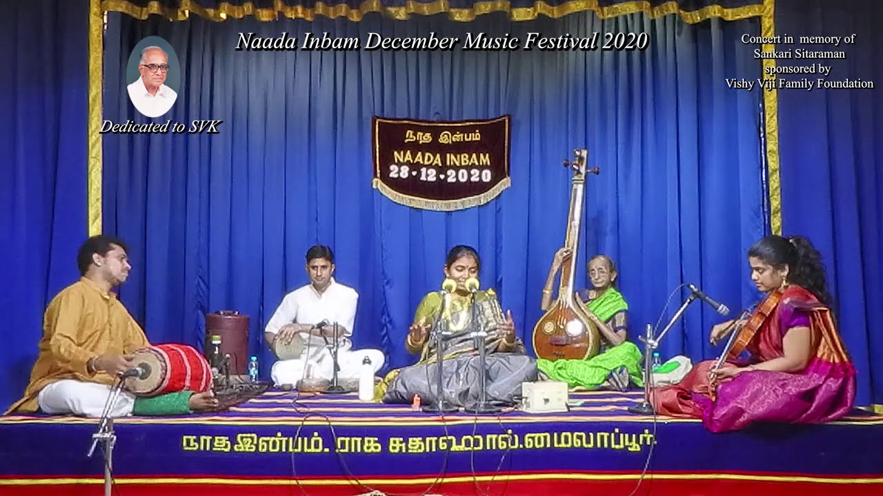 Vidushi Brindha Manickavasakan for Naada Inbam December Music Festival 2020