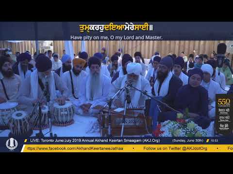014 Toronto July 2019 Sunday Morning - Bhai Tejinderpal Singh Jee Doola Veerjee