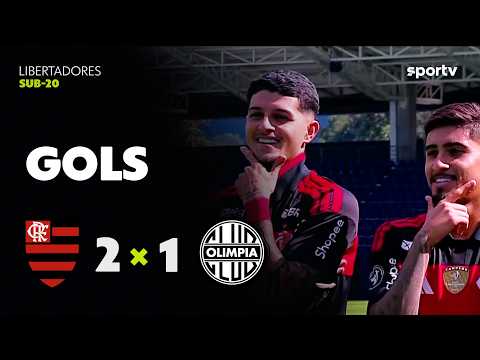 Gols e lances de Flamengo x Olímpia