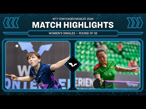 Nina Mittelham vs Fu Yu | WS R32 | WTT Contender Muscat 2026