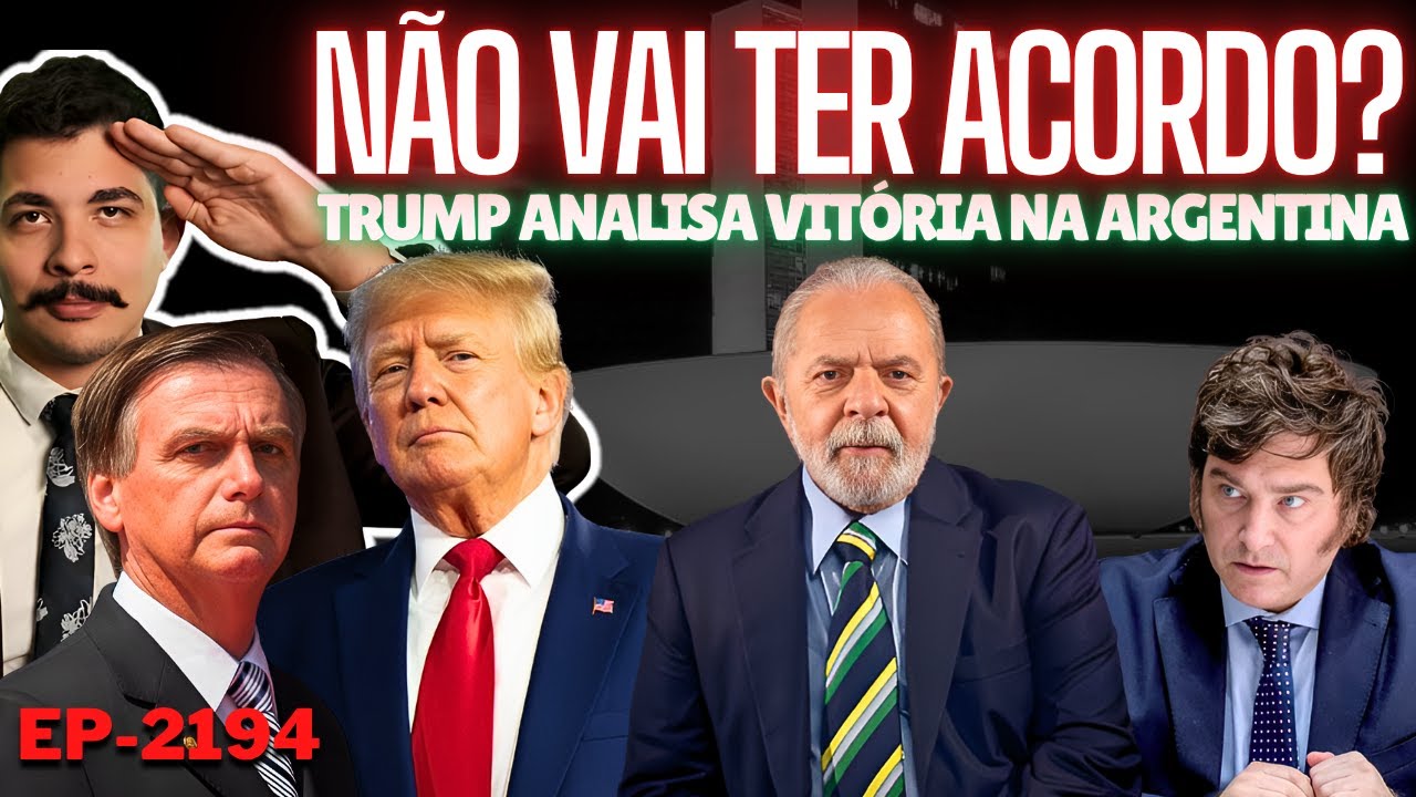 Lula ASSUME Que NÃO Resolveu e TRUMP Analisa Argentina + Eduardo, PARTIDOS e Temer Candidato.