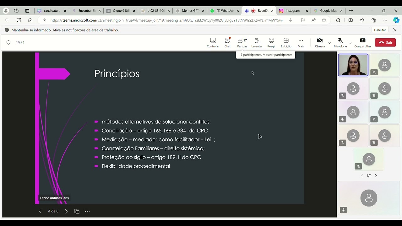 Curso Ações de Família Sem Sair de Casa - Professora Lenise Antunes Dias - Aula 1