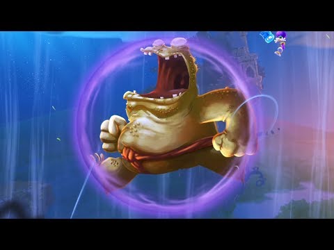 Rayman Legends Definitiv Edition - 100% Walkthrough - Part 5 - 2nd Boss Battle