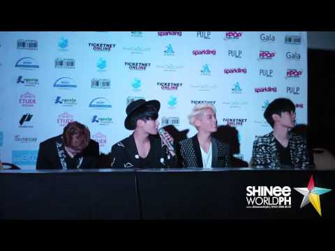 [FANCAM] 130907 SHINee @ Kpop Republic Press Conference