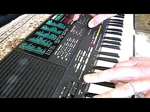 Yamaha PSS480 FM synth demo